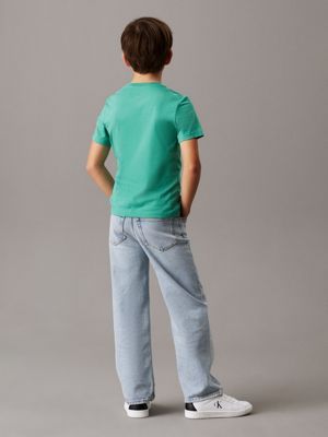 bahama green kids' t-shirt for kids gender inclusive calvin klein jeans