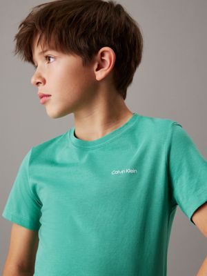 bahama green kids' t-shirt for kids gender inclusive calvin klein jeans