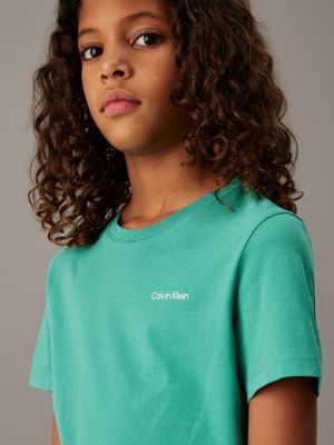 bahama green kids' t-shirt for kids gender inclusive calvin klein jeans