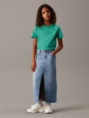 bahama green kids' t-shirt for kids gender inclusive calvin klein jeans