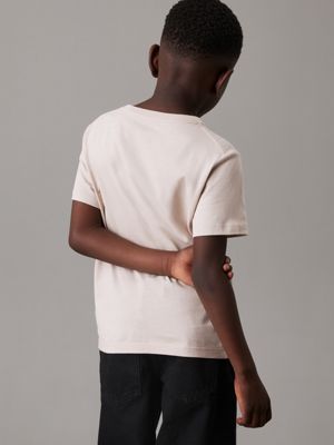 chateau gray t-shirt für kinder für gender-inclusive kinder - calvin klein jeans