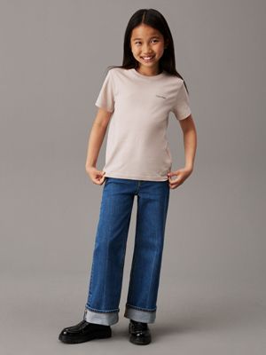 chateau gray kids' t-shirt for kids gender inclusive calvin klein jeans