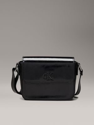 black kids' logo crossover bag for kids gender inclusive calvin klein jeans