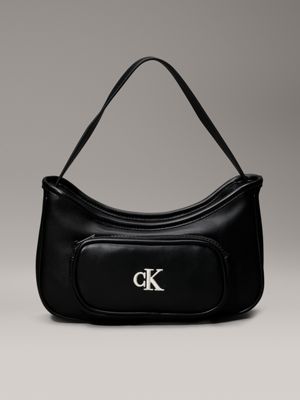 black kids' logo shoulder bag for kids gender inclusive calvin klein jeans