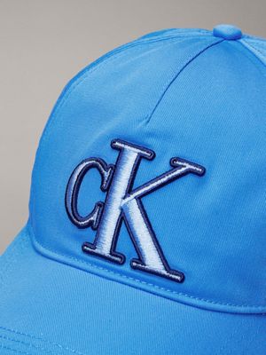 mesmerizing blue kids' logo baseball cap for kids gender inclusive calvin klein jeans