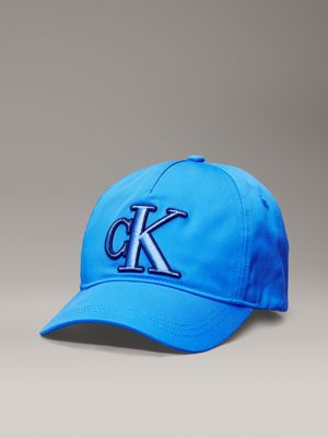 blue kids' logo baseball cap for kids gender inclusive calvin klein jeans