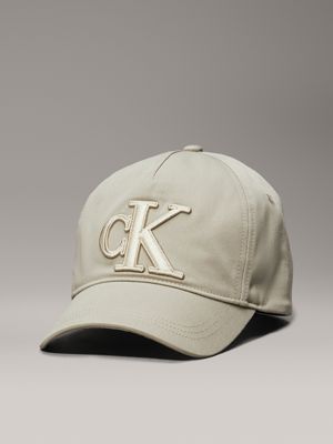 grey kids' logo baseball cap for kids gender inclusive calvin klein jeans