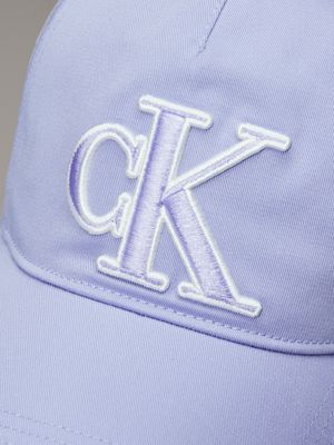 persian violet kids' logo baseball cap for kids gender inclusive calvin klein jeans