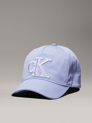 purple baseballpet voor kinderen met logo voor kinderen gender inclusive - calvin klein jeans