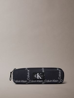 trousse avec logo pour enfant black pour enfants genre inclusif calvin klein jeans