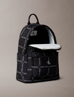 sac à dos avec logo pour enfant ck aop black pour enfants genre inclusif calvin klein jeans