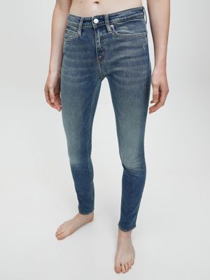 calvin klein mid rise skinny jeans