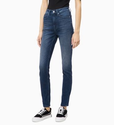 calvin klein high rise jeans