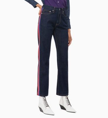 ckj 030 high rise straight jeans