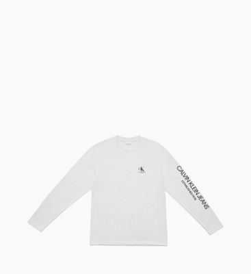 Ss Fitted Script Calvin Klein Te P77 History Grey Heather