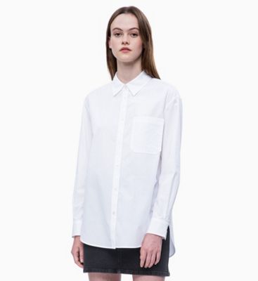 calvin klein oversized shirt