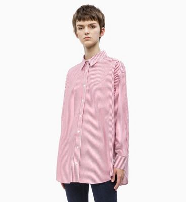 calvin klein jeans with red stripe