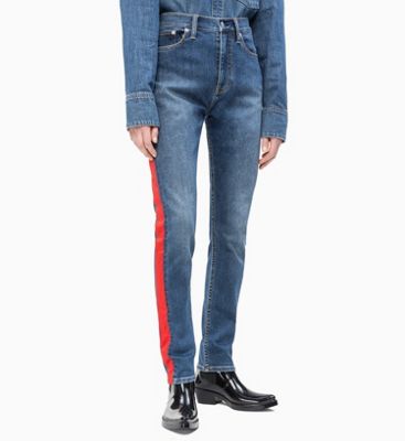 calvin klein skinny jeans mid rise