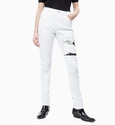 Andy Warhol High Rise Slim Jeans CALVIN 