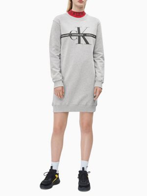 sweatshirt dress calvin klein