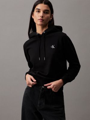 Sweat-Shirt À Capuche Femme Surdimensionné Et Zippé Calvin Klein