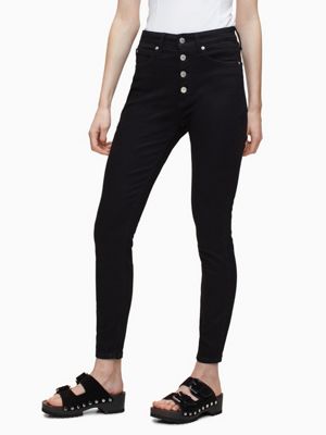 calvin klein high rise super skinny jeans
