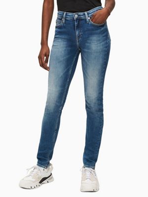 calvin klein low rise skinny jeans