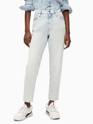 calvin klein high waisted mom jeans