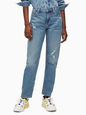 women's calvin klein boyfriend jeans