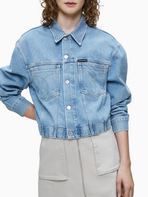 jeansjacke oversized cropped