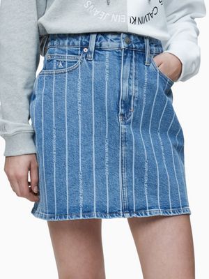 calvin klein jean skirt