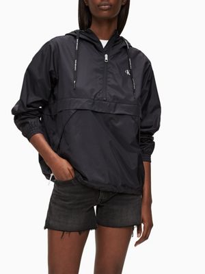 black nike fleece jacket