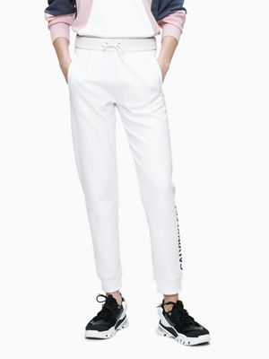 calvin klein jeans joggers with logo stripe