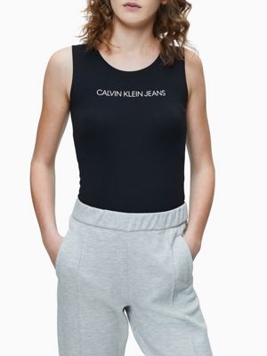 calvin klein grey bodysuit