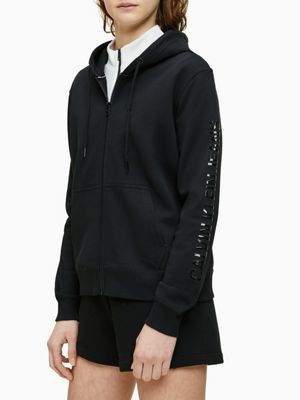 calvin klein zip hoodie women's