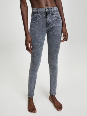 grey mid rise skinny jeans