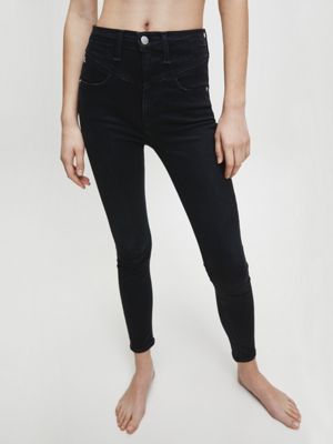 calvin klein jeans high rise ankle skinny