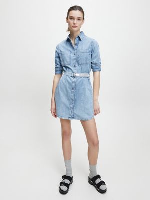 calvin klein denim dress