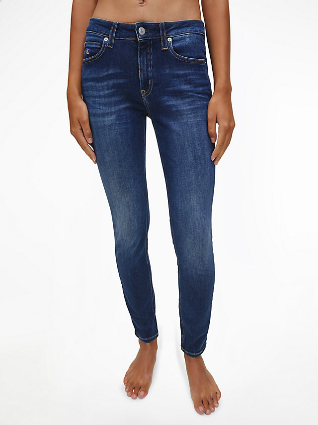 Zz001 Mid Blue Mid Rise Skinny Jeans undefined women Calvin Klein