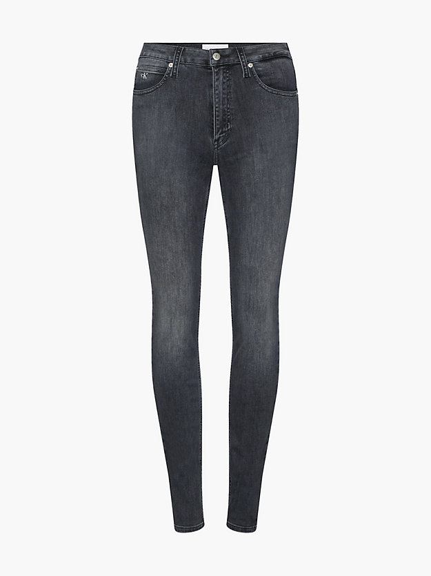 ZZ004 GREY High Rise Skinny Jeans de mujer CALVIN KLEIN JEANS