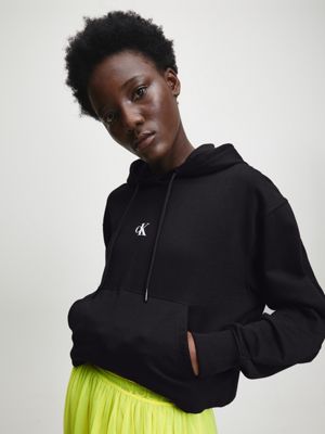 calvin klein cropped hoodie