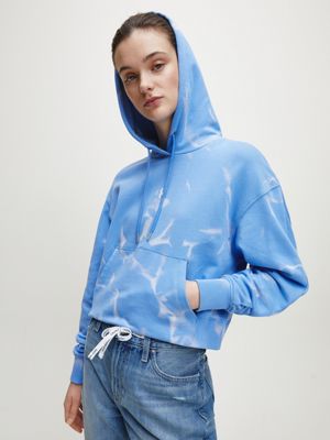 calvin klein jeans cropped hoodie