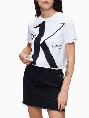 Organic Cotton Logo T Shirt Ck One Calvin Klein J20j214277yaf