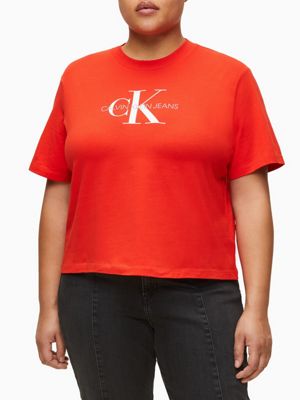 plus size calvin klein t shirt