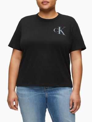 plus size calvin klein t shirt