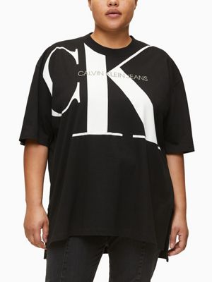 plus size calvin klein t shirt