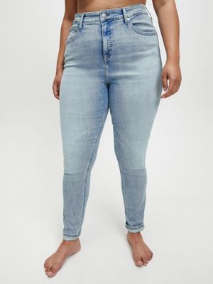 plus size high rise skinny jeans