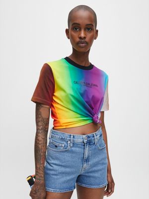 rainbow calvin klein shirt