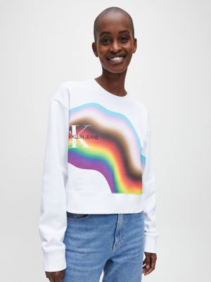 Calvin klein pride sweatshirt sale