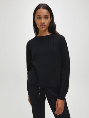 black ck jumper